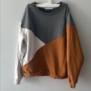 Breastfeeding/Nursing Colorblock Sweatshirt